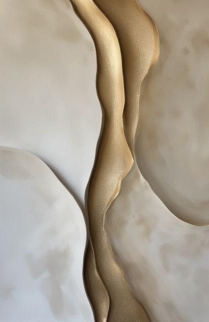Sculptural abstract form in warm ivory and gold tones, reflecting TATTVAM's material sensibility